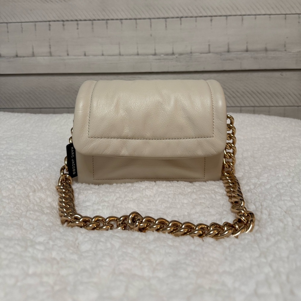 Marc Jacobs Cream Mini Pillow Bag - Picture 2 of 7